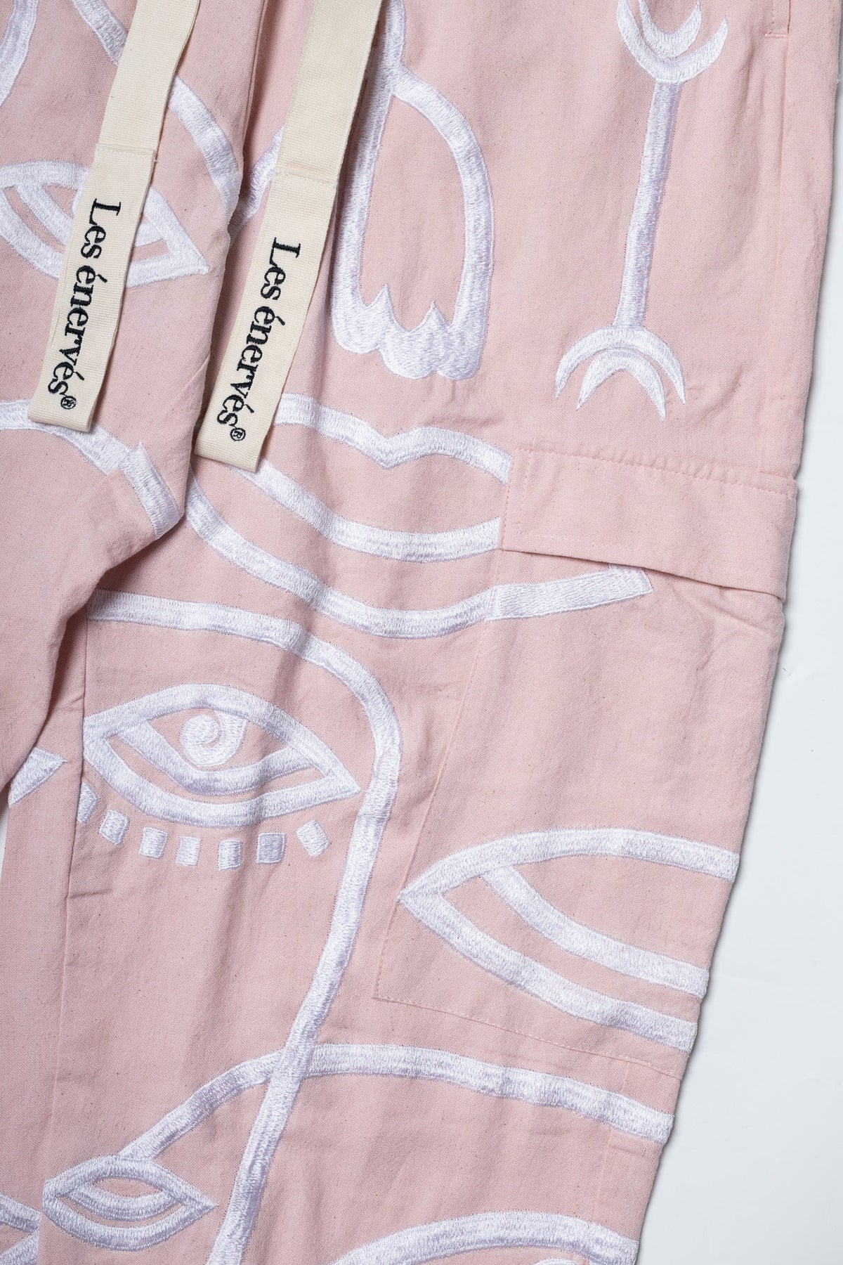 Siam Very Baggy Pants Men - Rose - .MAISON LES ÉNERVÉS | Prêt - à - porter | Official online store