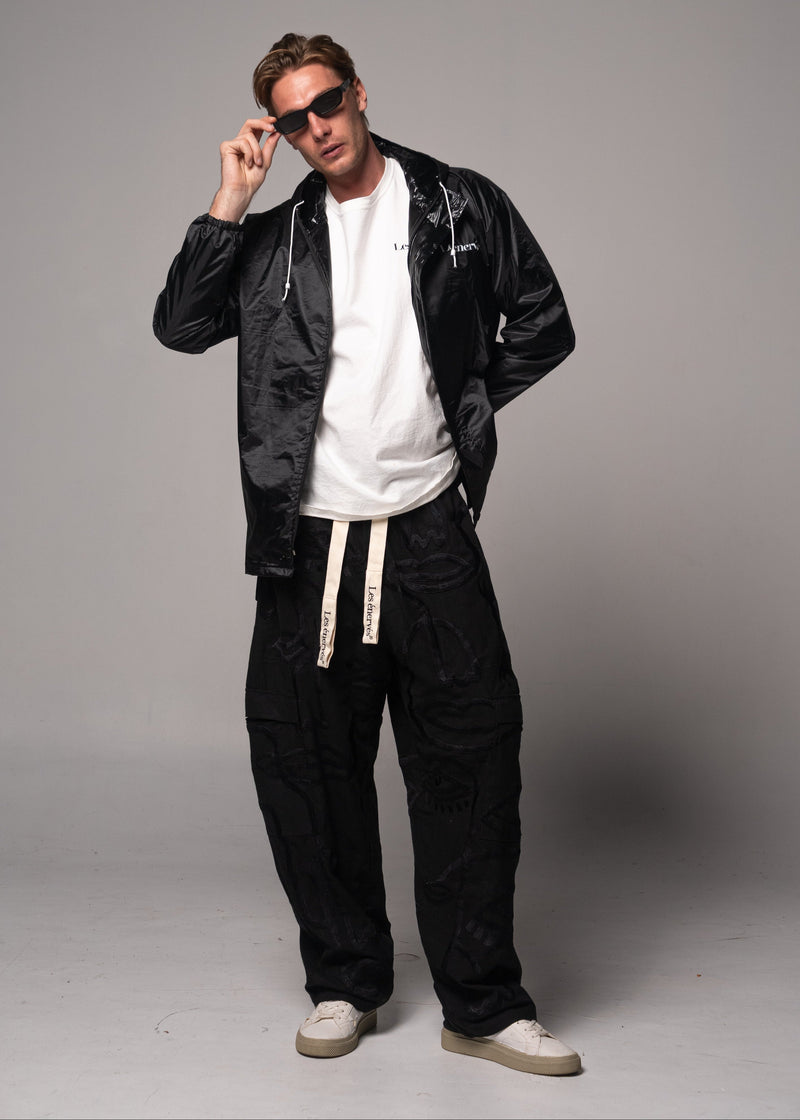 Siam Very Baggy Pants Unisex - Black - .MAISON LES ÉNERVÉS | Prêt - à - porter | Official online store
