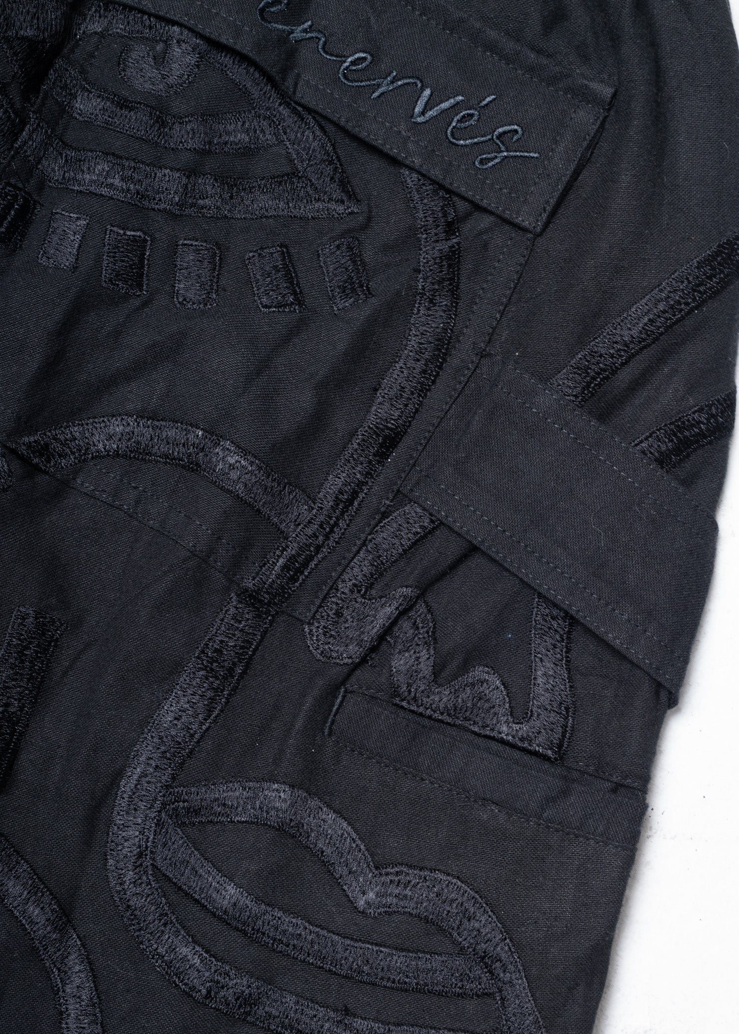 Siam Very Baggy Pants Unisex - Black - .MAISON LES ÉNERVÉS | Prêt - à - porter | Official online store