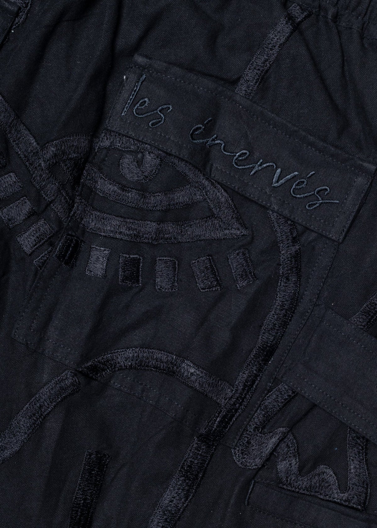 Siam Very Baggy Pants Unisex - Black - .MAISON LES ÉNERVÉS | Prêt - à - porter | Official online store