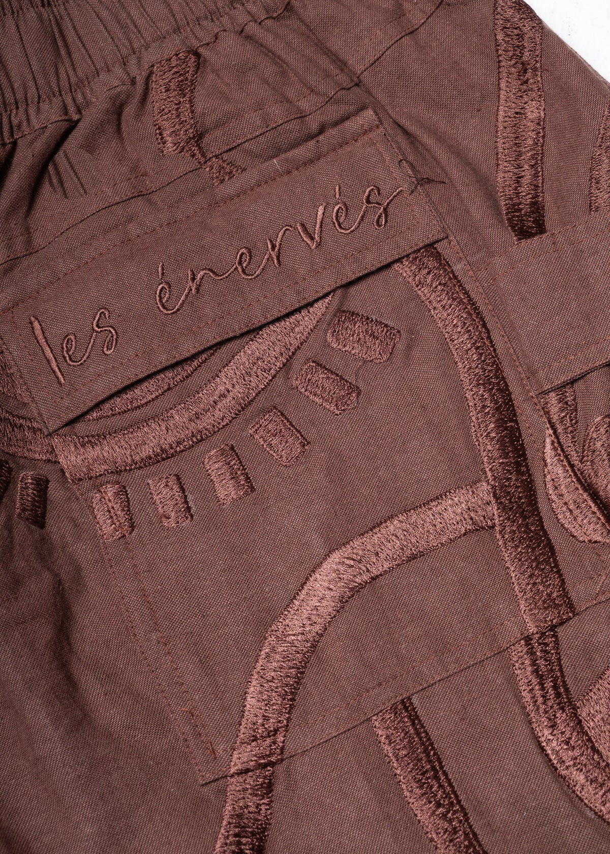 Siam Very Baggy Pants Unisex - Brown - .MAISON LES ÉNERVÉS | Prêt - à - porter | Official online store