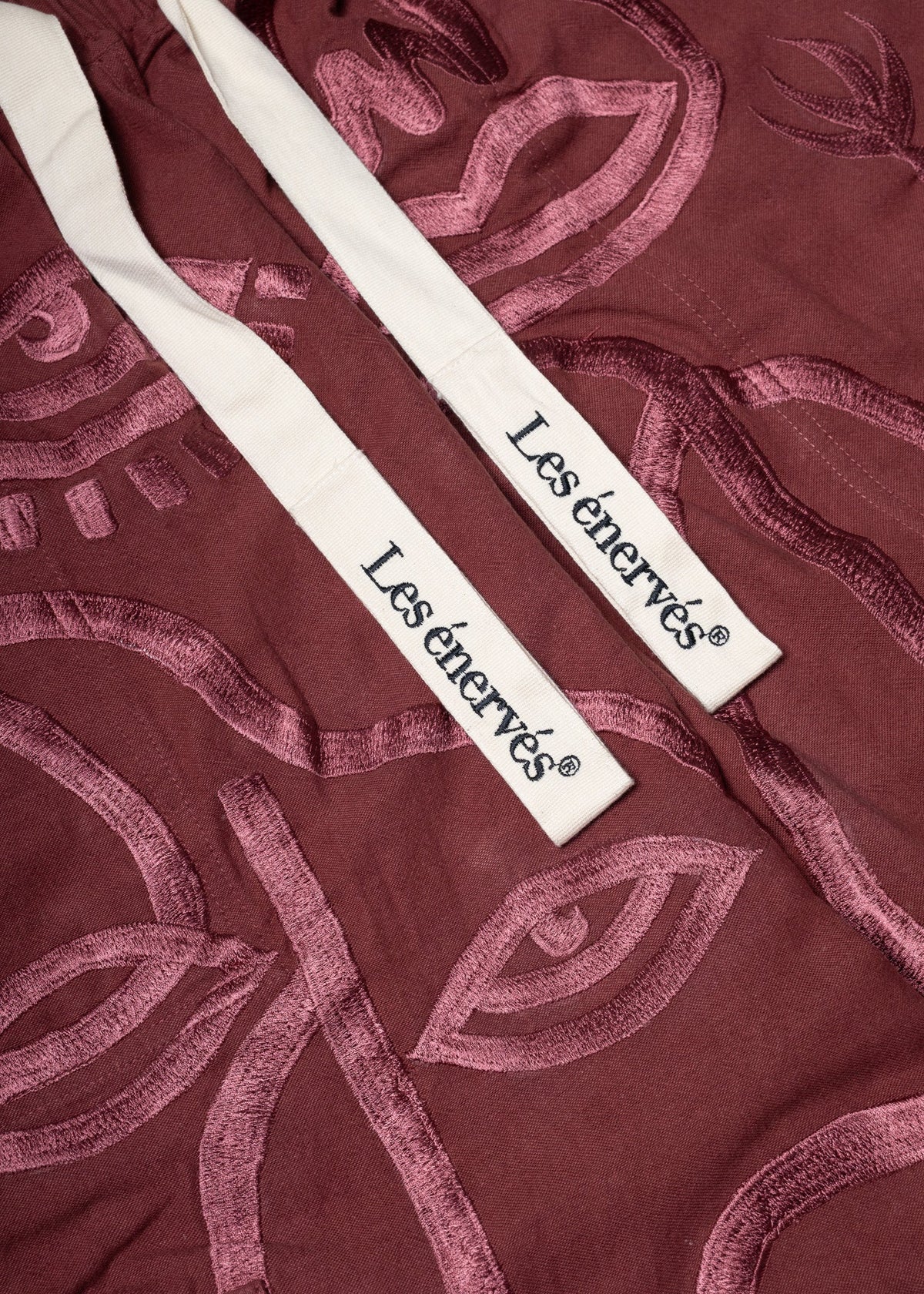 Siam Very Baggy Pants Unisex - Burgundy - .MAISON LES ÉNERVÉS | Prêt - à - porter | Official online store