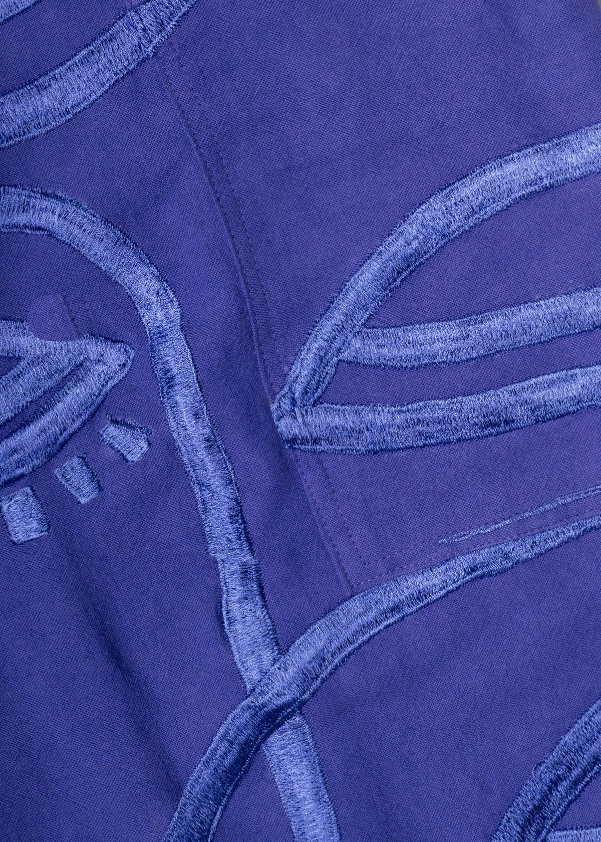 Siam Very Baggy Pants Unisex - Deep Purple - .MAISON LES ÉNERVÉS | Prêt - à - porter | Official online store