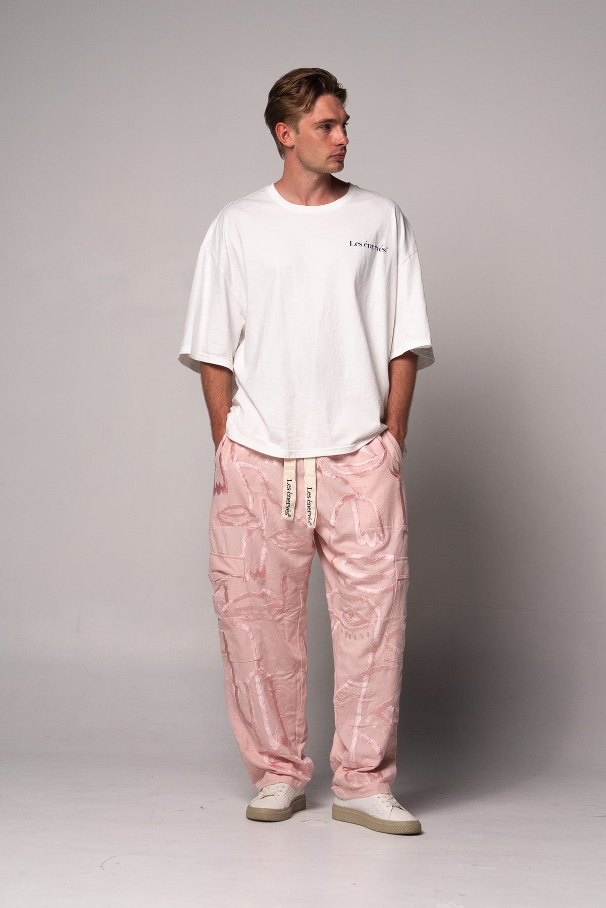 Siam Very Baggy Pants Unisex - Rose - .MAISON LES ÉNERVÉS | Prêt - à - porter | Official online store