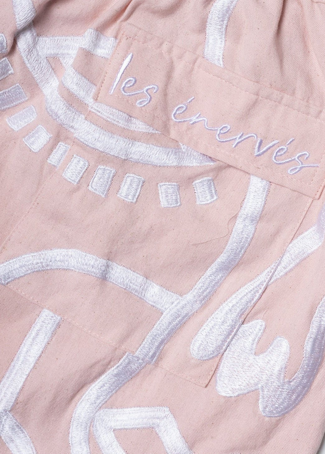 Siam Very Baggy Pants Women - Rose - .MAISON LES ÉNERVÉS | Prêt - à - porter | Official online store