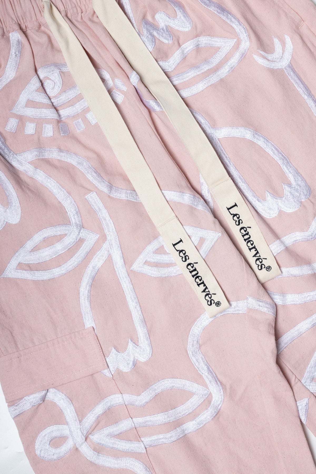 Siam Very Baggy Pants Women - Rose - .MAISON LES ÉNERVÉS | Prêt - à - porter | Official online store