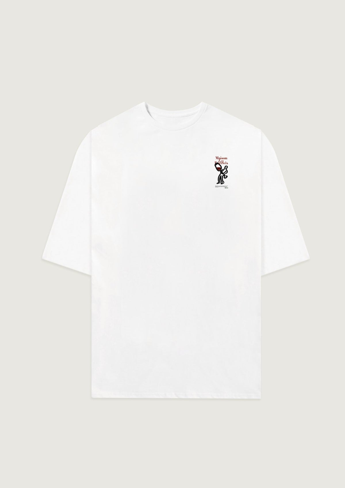 T - shirt Wine - .MAISON LES ÉNERVÉS | Prêt - à - porter | Official online store