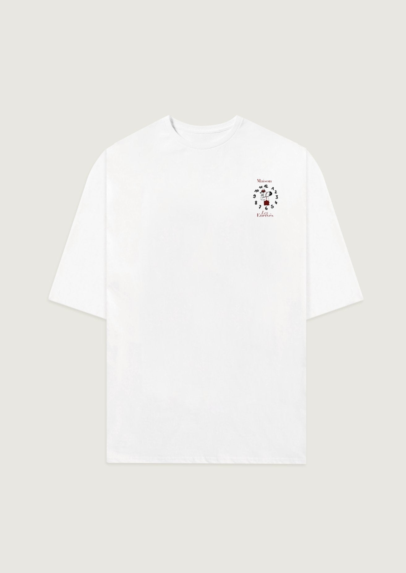 T - shirt Wine Dramatic - .MAISON LES ÉNERVÉS | Prêt - à - porter | Official online store