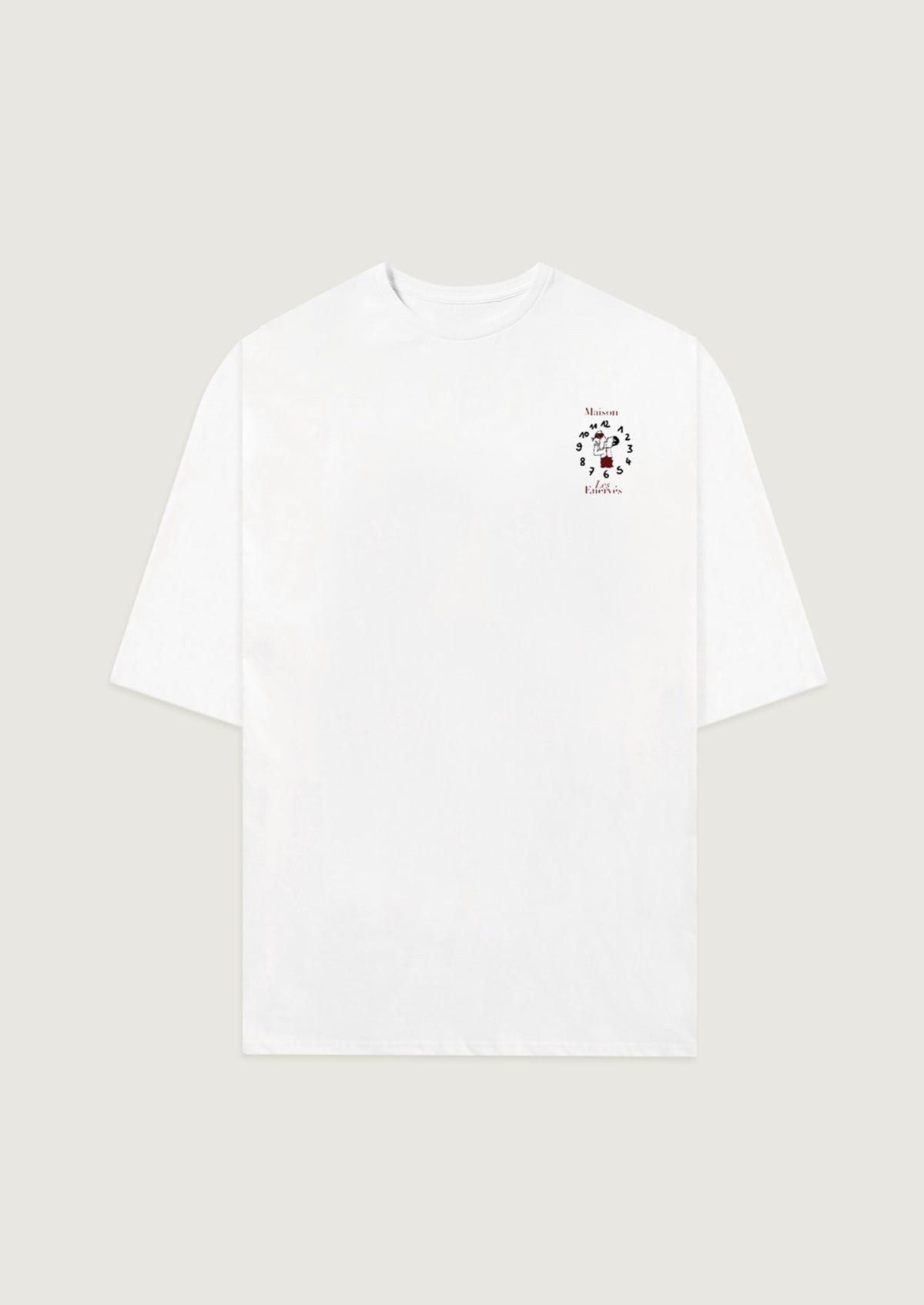 T - shirt Wine Dramatic - .MAISON LES ÉNERVÉS | Prêt - à - porter | Official online store