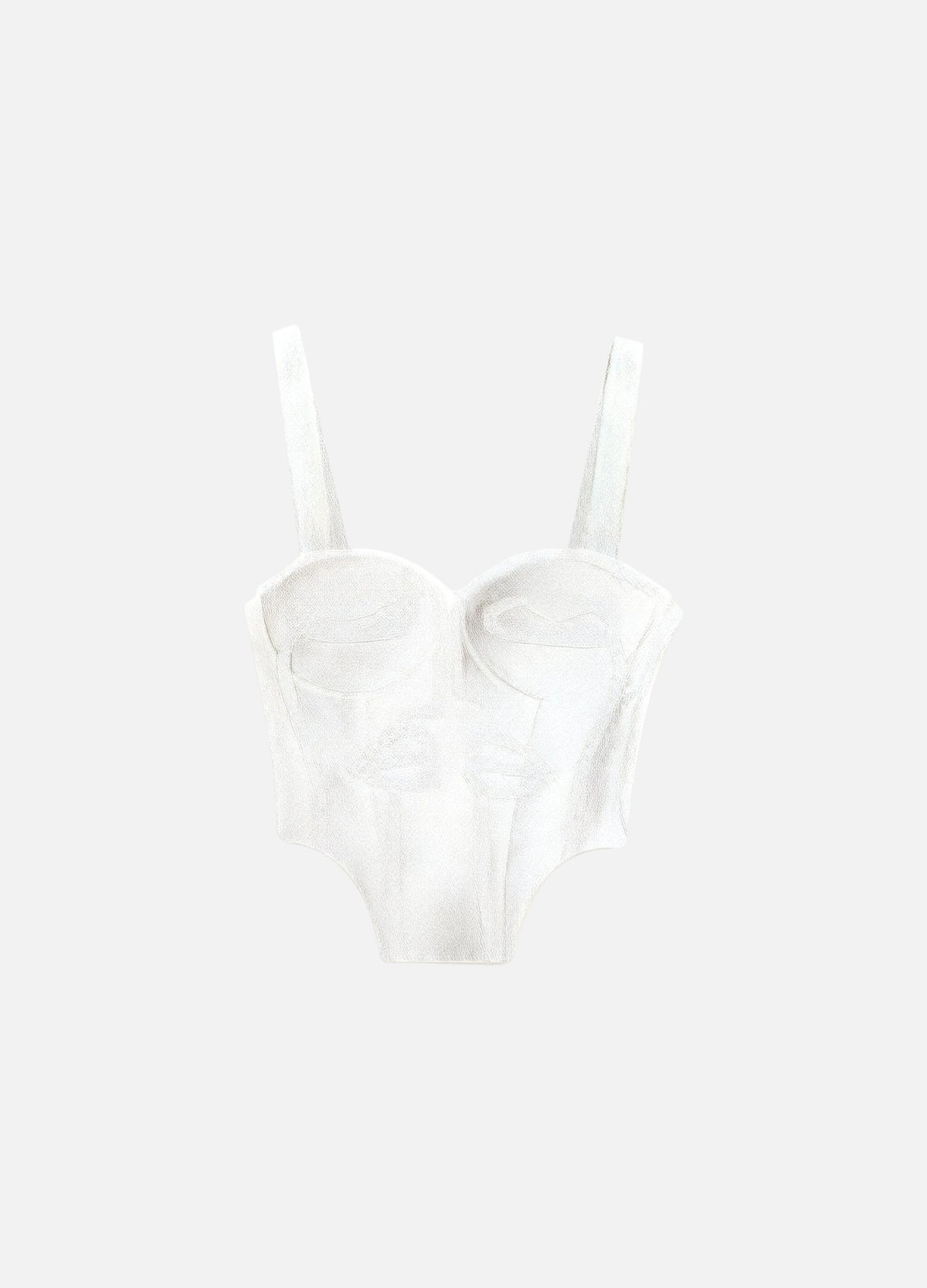 Us Corset Ivory Top - .MAISON LES ÉNERVÉS | Prêt - à - porter | Official online store