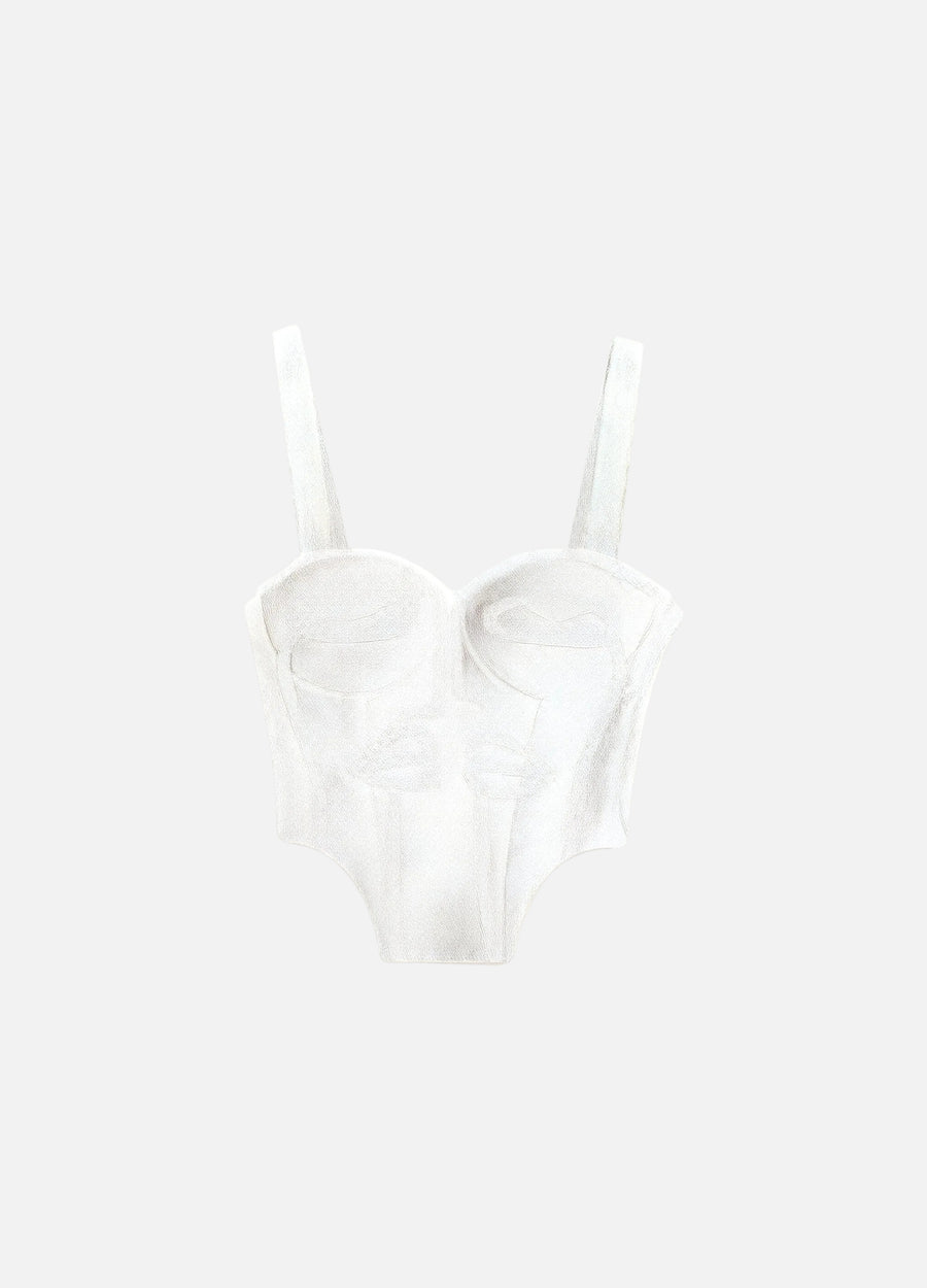 Us Corset Ivory Top