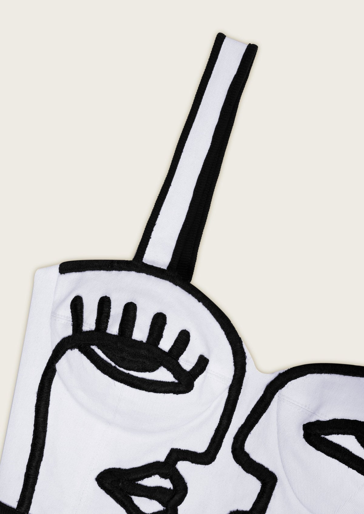 Daria Corset Top - White - .MAISON LES ÉNERVÉS | Prêt-à-porter | Official online store