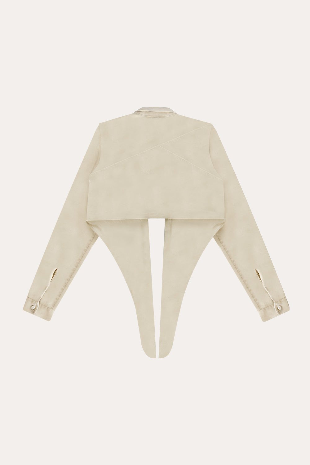 Gilda Linen and Cotton Crop Top - .MAISON LES ÉNERVÉS | Prêt-à-porter | Official online store