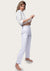 Lennox Honeycomb Pants - White (Woman) - .MAISON LES ÉNERVÉS | Prêt-à-porter | Official online store