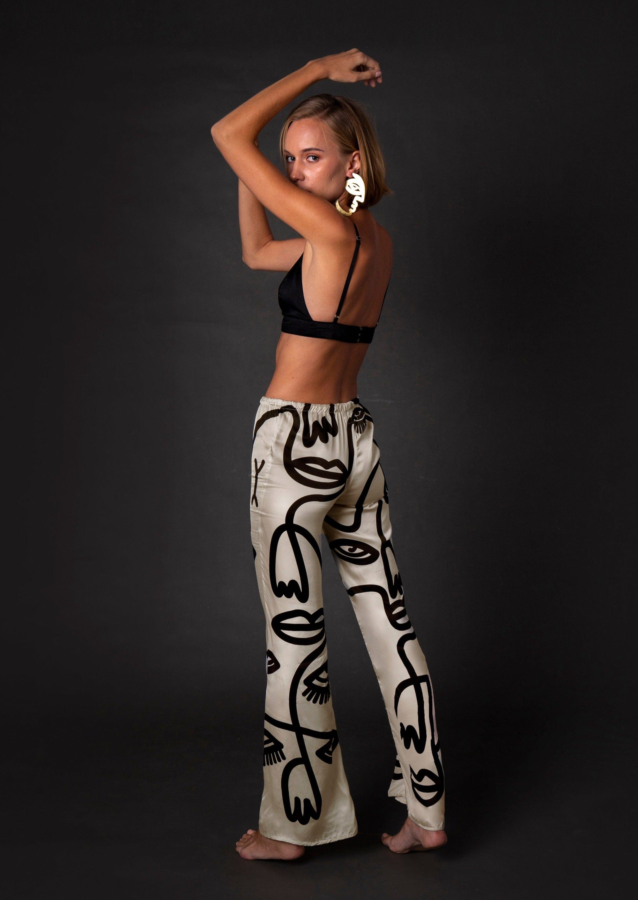 Nouri Pants Ivory - Woman - .MAISON LES ÉNERVÉS | Prêt-à-porter | Official online store