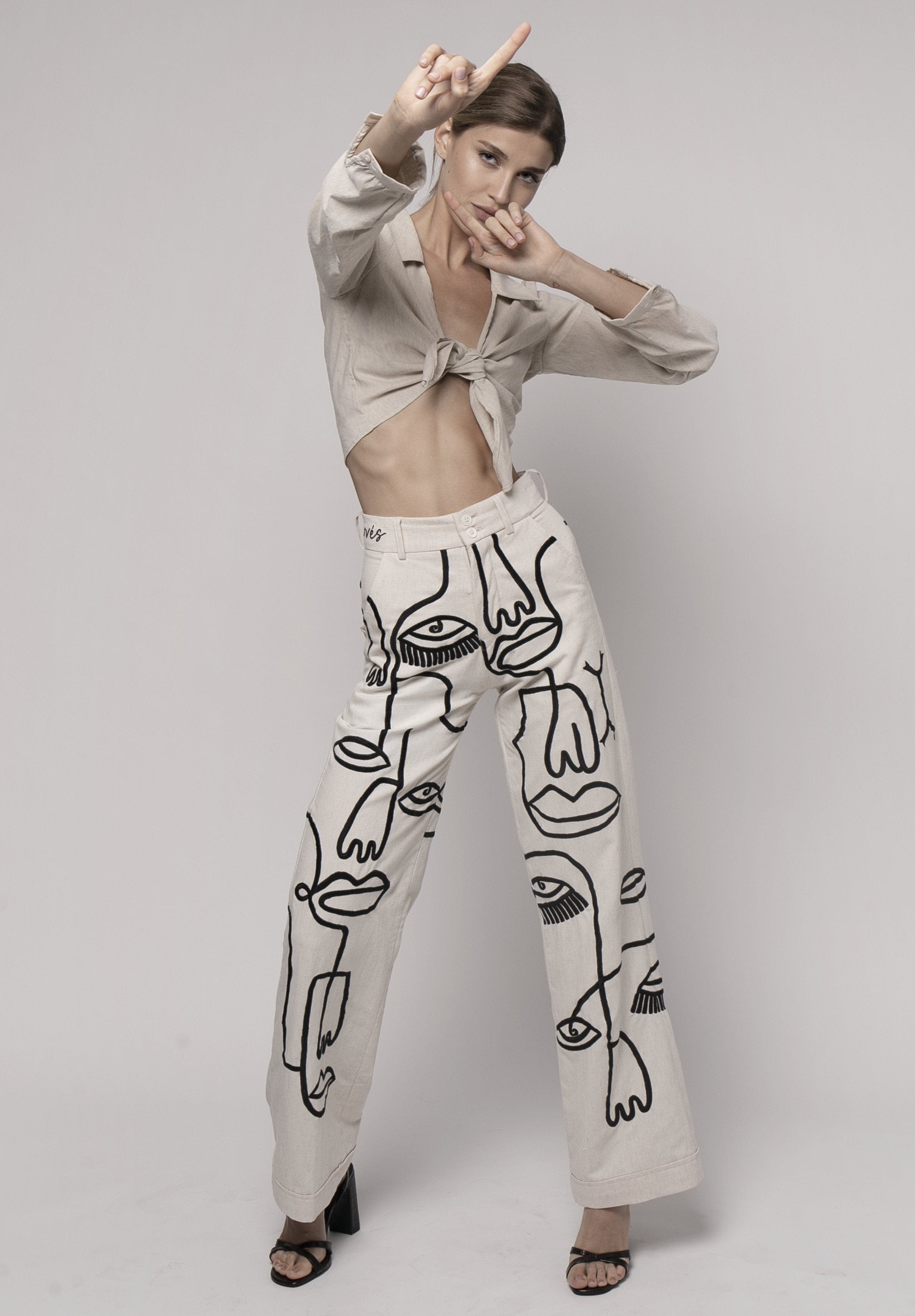 Pants Siam - Ink - .MAISON LES ÉNERVÉS | Prêt-à-porter | Official online store