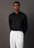 Richard Embroidered Silk Shirt - Black - .MAISON LES ÉNERVÉS | Prêt-à-porter | Official online store