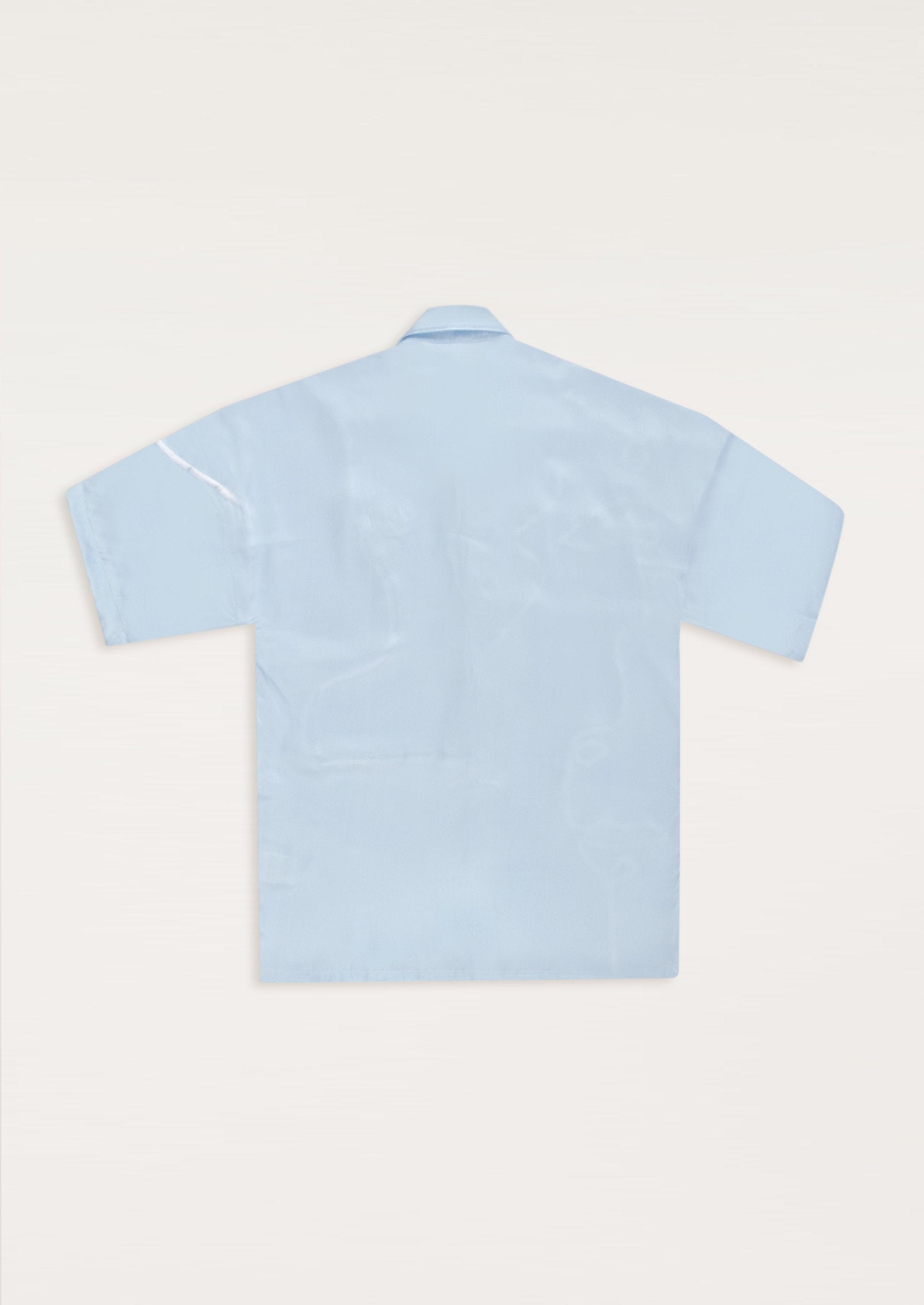 Richie Silk Shirt - Blue - .MAISON LES ÉNERVÉS | Prêt-à-porter | Official online store