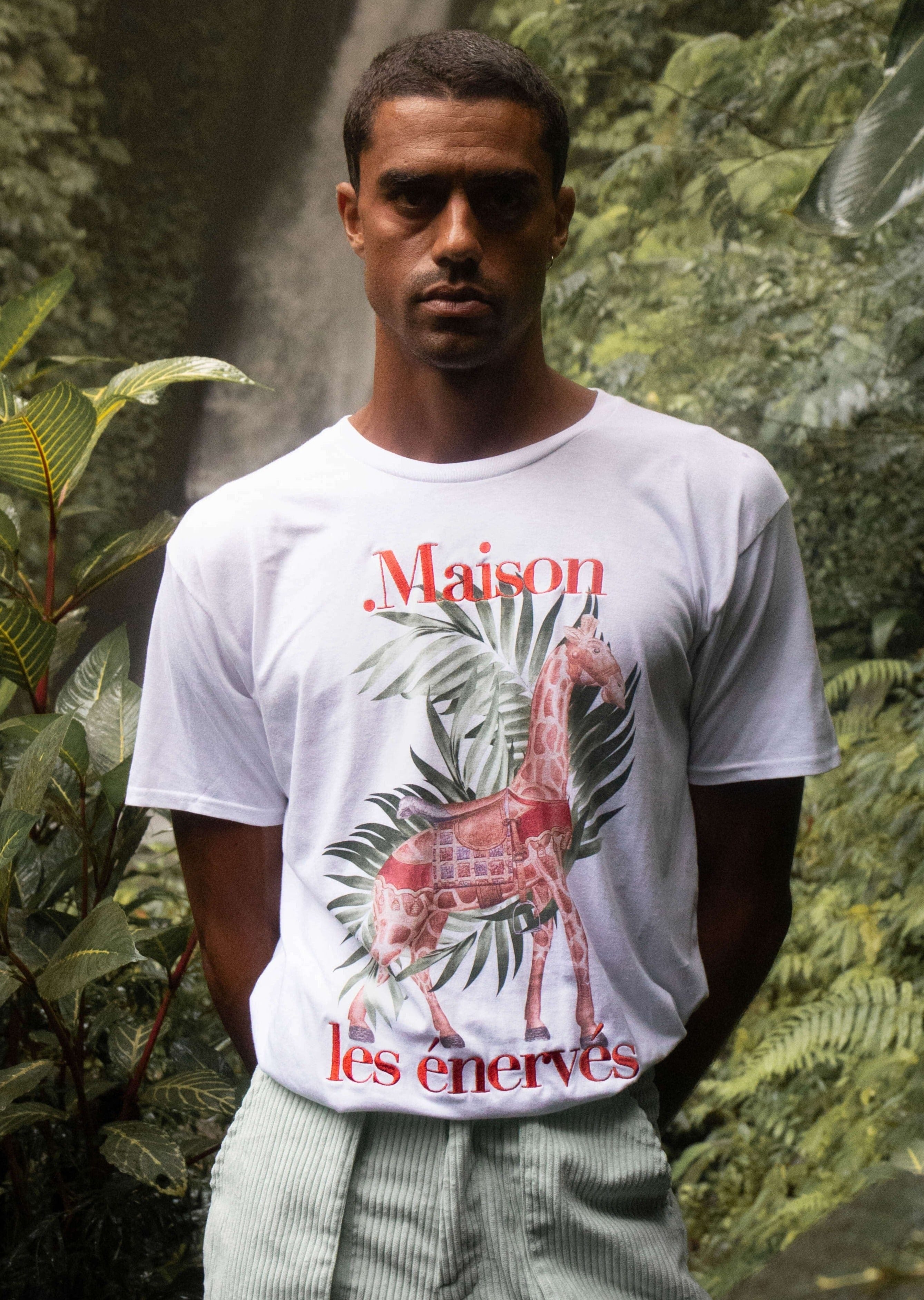 T-shirt Les énervés Girafe - .MAISON LES ÉNERVÉS | Prêt-à-porter | Official online store